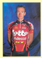 Cyclisme : Mario AERTS - Equipe LOTTO ADECCO 2000 (voir Scan) - Cycling