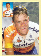 Cyclisme : Marc LOTZ – Equipe RABOBANK (voir Scan Recto/verso)(signature Imprimée Sur La Carte) - Cyclisme