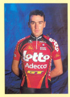 Cyclisme : Kurt VAN DE WOUWER - Equipe LOTTO ADECCO 2000 (voir Scan) - Cycling