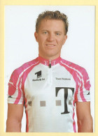 Cyclisme : Jens HEPPNER - Equipe Deutsche Telekom 2000 (voir Scan Recto/verso) - Cycling