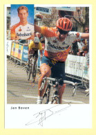 Cyclisme : Jan BOVEN – Equipe RABOBANK 1998 (voir Scan Recto/verso)(signature Imprimée Sur La Carte) - Radsport