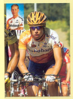 Cyclisme : Jan BOVEN – Equipe RABOBANK (voir Scan Recto/verso)(signature Imprimée Sur La Carte) - Cycling