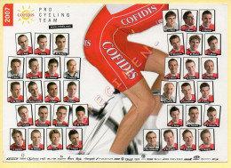 Cyclisme : Equipe COFIDIS 2007 – Format 20 X 14 Cm (voir Scan Recto/verso) - Radsport