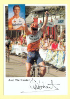 Cyclisme : Aart VIERHOUTEN – Equipe RABOBANK 1998 (voir Scan Recto/verso)(signature Imprimée Sur La Carte) - Wielrennen