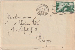 LETTERA 1932 C.25 X ANNUALE TIMBRO BOLOGNA Con Contenuto (XT3995 - Marcophilie