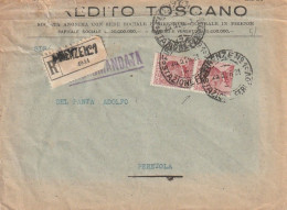 RACCOMANDATA 1926 2X60 TIMBRO FIRENZE (XT3984 - Poststempel