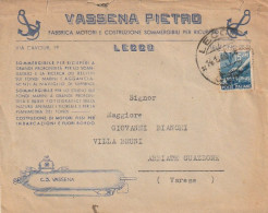 LETTERA 1950 L.15 TIMBRO LECCO (XT3979 - 1946-60: Storia Postale