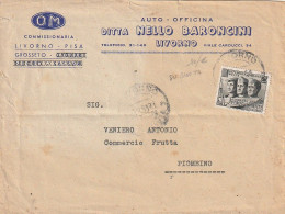 LETTERA 1952 L.25 FFAA TIMBRO LIVORNO (XT3982 - 1946-60: Marcophilia