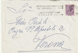 LETTERA 1955 L.25 TARGHETTA ITALIA NAVIGAZIONE (XT3973 - 1946-60: Marcofilie