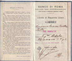 LIBRETTO BANCO DI ROMA 1937 (XT3778 - Italie