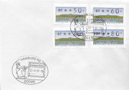 Postzegels > Europa > Duitsland > West-Duitsland > Automaatzegels [ATM] Brief Met 4 Zegels (17339) - Timbres De Distributeurs [ATM]