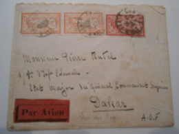 France Poste Aerienne , Lettre De çannes 1926 Pour Dakar - 1927-1959 Storia Postale