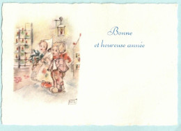 AVEC DESCRIPTIF RARE FANTAISIE MIGNONNETTE DENTELEE ILLUSTRATEUR SIGNE ERNA MAISON THEME ENFANTS TYPE GERMAINE BOURET - Sonstige & Ohne Zuordnung