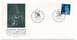 Carta Con Matasellos Commemorativo De  Pintor Francisco De Goya Zaragoza De 1978 - Lettres & Documents