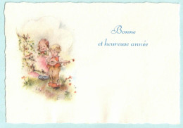 AVEC DESCRIPTIF RARE FANTAISIE MIGNONNETTE DENTELEE ILLUSTRATEUR SIGNE ERNA MAISON THEME ENFANTS TYPE GERMAINE BOURET - Autres & Non Classés