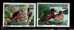 Colombie Colombia 1994 Yvert Airmail 882-83, Fauna, Birds - MNH - Colombie