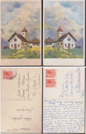 CARTOLINA : Illustrata Con Paesaggi Di Montagna - Ed Cecami.anni 1955?. Lotto 2pz. - Andere & Zonder Classificatie