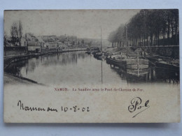 NAMEN  La Sambre Avec Le Pont De Chemin De Fer  NO 50 - Namur