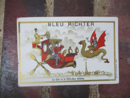 FUTUR  MACHINE VOLANTE TACOT LOT DE 3 CHROMO  BLEU RICHTER LILE ET LOOS LEZ LILLE - Altri & Non Classificati