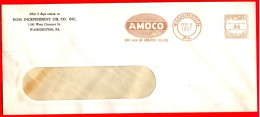 1937 PETROLIO OIL GAS AMOCO - RARA AFFRANCATURA MECCANICA IN COLORE ORO -SPECIMEN EMA - METER - FREISTEMPEL - Oil