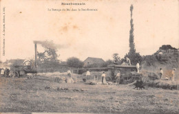 BOURBONNAIS (Allier) - Le Battage Du Blé - Batteuse, Agriculture - Précurseur - Other & Unclassified