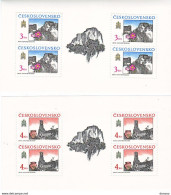 TCHECOSLOVAQUIE 1989 BRATISLAVA 2 FEUILLES Yvert 2823-2824, Michel 3022-3023 KB NEUF** MNH Cote 10 Euros - Ungebraucht