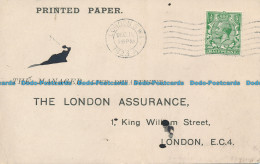 R040506 London Assurance. The Manager. Life Department. 1923 - Autres & Non Classés