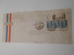 France Poste Aerienne , Lettre De Paris 1948 Pour Washington - 1927-1959 Briefe & Dokumente