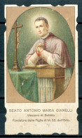 SANTINO - Beato Antonio Maria Gianelli - Santino Antico Con Preghiera. - Images Religieuses