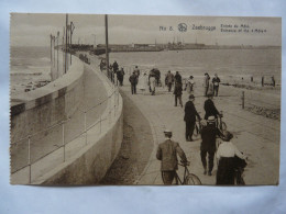 CPA BELGIQUE - ZEEBRUGGE : Entrée Du Môle - Guerra 1914-18