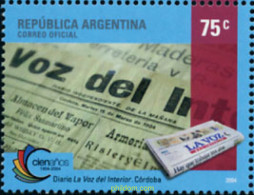 149257 MNH ARGENTINA 2004 CENTENARIO DEL PERIODICO "LA VOZ DEL INTERIOR" - Nuevos