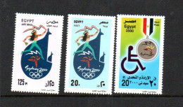 OLYMPICS - EGYPT - 2000 SYDNEY OLYMPICS SET OF 2 + PARALYMPICS MINT NEVER HINGED - Estate 2000: Sydney