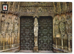 CATEDRAL, PUERTA DE NTRA. SRA. LA BLANCA / CATHEDRAL, OUR-LADY " LA BLANCA " DOOR.-  LEON.- ( ESPAÑA ). - Kerken En Kathedralen