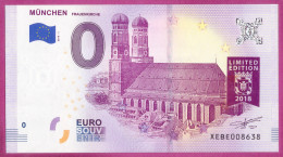 0-Euro XEBE 2018-1 MÜNCHEN - FRAUENKIRCHE - Privatentwürfe