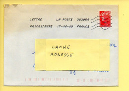 Oblitération Mécanique : FRANCE LA POSTE – 38395A Du 17/06/2009 (voir Timbre) - Oblitérations Mécaniques (Autres)