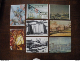 CP Edmond DUBRUNFAUT Lot De 8 Cartes Postales ANTOING CALONNE (3 Photos) - Antoing