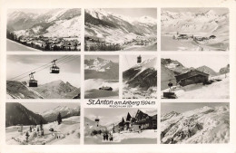 AUTRICHE - St Anton Am Arlberg 1304 M - Risch Lau 220 - Multi-vues - Carte Postale - St. Anton Am Arlberg