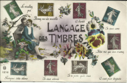 Le Langage Des Timbres , 1933 , µ - Francobolli (rappresentazioni)