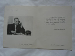 VIEUX PAPIERS - VOEUX 1965 De Christian CATINEAU - Historical Documents