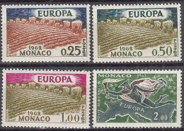 MONACO  695-698, Postfrisch **, Europa CEPT, 1962 - Unused Stamps