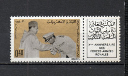 MAROC N°  505    NEUF SANS CHARNIERE  COTE 0.80€   ROI HASSAN II  ARMEE - Marocco (1956-...)