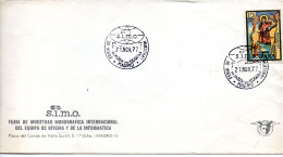 Carta Con Matasellos Commemorativo De  Feria Muestras Simo - Storia Postale