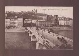 CPA - 69 - Lyon - Pont Tilsitt Et Coteau De Fourvière - Circulée - Altri & Non Classificati