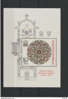 TCHECOSLOVAQUIE 1978 HORLOGES Yvert BF 43, Michel Block 35 NEUF** MNH Cote 15 Euros - Hojas Bloque