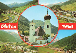 AUTRICHE - St Anton Am Arlberg 1304 M - Tirol - Multi-vues De Différents Endroits - Carte Postale - St. Anton Am Arlberg