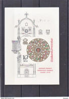 TCHECOSLOVAQUIE 1978 HORLOGES Yvert BF 43a ND, Michel Block 35 B NEUF** MNH Cote 60 Euros - Blokken & Velletjes