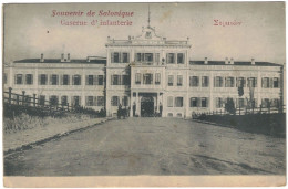 Grèce - Salonique - Souvenir De Salonique - Caserne D'Infanterie - Carte Postale Non Circulée - Storia Postale