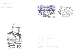 Estonia:Special Cancellation Johannes Woldemar Jannsen 175, 1994 - Estland