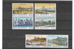 SAN MARINO Nº  1009 AL 1010 Y 1027 AL 1028 Y 1081 AL 1082 - Unused Stamps