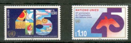 ONU GENEVE MNH ** 192-193 Anniversaire Des Nations Unies - Unused Stamps